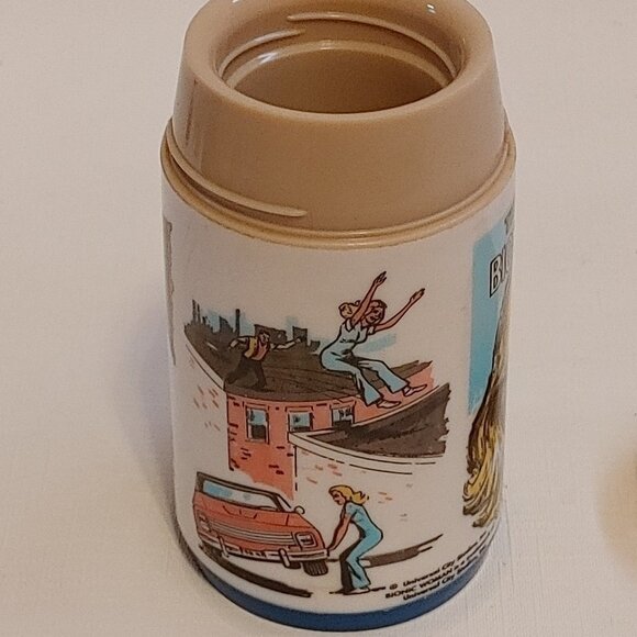 VINTAGE Aladdin The Bionic Woman Thermos Bottle 1978 - Picture 2 of 11